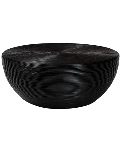 BAXTON STUDIO BAXTON STUDIO TOKYO LAMINATED RATTAN COFFEE TABLE