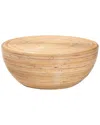 Baxton Studio Tokyo Laminated Rattan Coffee Table In Brown