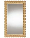 BAXTON STUDIO BAXTON STUDIO VADIM ANTIQUE ACCENT MIRROR WITH SEASHELL BORDER