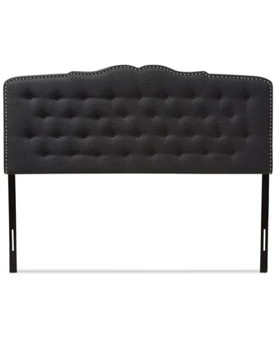 Baxton Studio Vanden King Headboard In Black