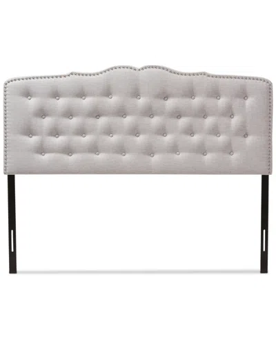 Baxton Studio Vanden King Headboard In Brown