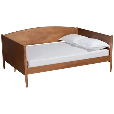 Baxton Studio Veles Ash Walnut Full Size Daybed In Multi