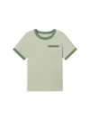 Baybala Baby Boy's, Little Boy's & Boy's Jacob Ringer Cotton T-shirt In Seafoam