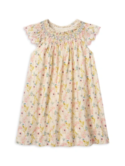 Baybala Little Girl's & Girl's Daisy Floral Cotton Dress In Dancing Floral