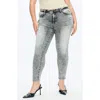 Bayeas Ankle Skinny Leg Jeans In Gray