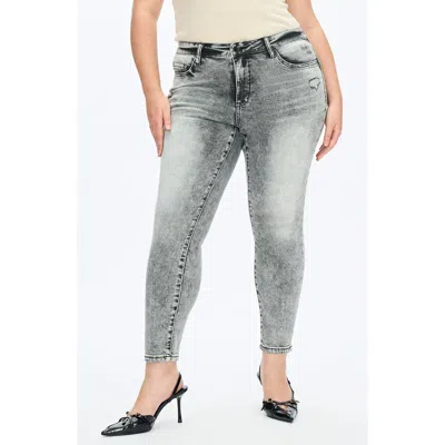 Bayeas Ankle Skinny Leg Jeans In Gray