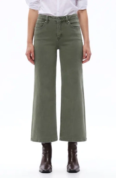 Bayeas Bella Crop Straight Leg Jeans In Green