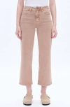 Bayeas Bella Crop Straight Leg Jeans In Nocciola