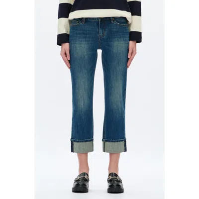 BAYEAS BAYEAS CUFFED STRAIGHT LEG JEANS