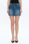 Bayeas Cutoff Denim Miniskirt