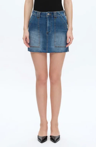 BAYEAS BAYEAS CUTOFF DENIM MINISKIRT