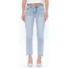 Bayeas Daisy High Waist Step Hem Slim Jeans