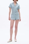Bayeas Denim Romper In Brown