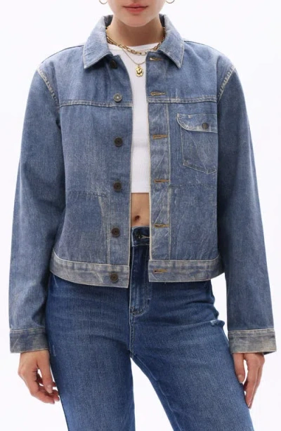 Bayeas Denim Trucker Jacket In Blue