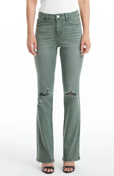 Bayeas Emily High Waist Distressed Flare Jeans