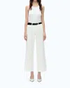 Bayeas Emma Mid Rise Wide Leg Jean In White In White