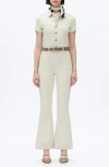 Bayeas Flare Jumpsuit In White