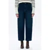 Bayeas Harem High Waist Straight Leg Jeans In Blue