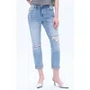 Bayeas High Rise Distressed Relaxed Boyfriend Jeans In Southern