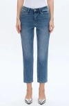 Bayeas High Waist Ankle Straight Leg Jeans