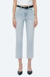 Bayeas High Waist Ankle Straight Leg Jeans