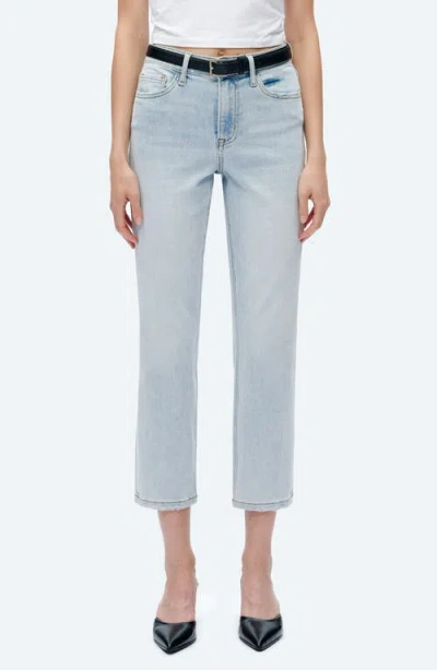 Bayeas High Waist Ankle Straight Leg Jeans