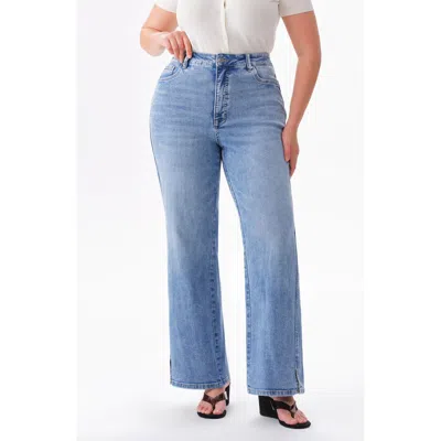 Bayeas High Waist Bootcut Jeans In Light Blue