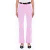 Bayeas High Waist Bootcut Jeans In Pink