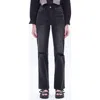 Bayeas High Waist Distressed Flare Jeans