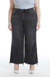 Bayeas High Waist Distressed Wide Leg Jeans