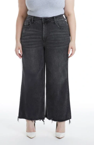 Bayeas High Waist Distressed Wide Leg Jeans