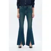 Bayeas High Waist Flare Jeans In Blue