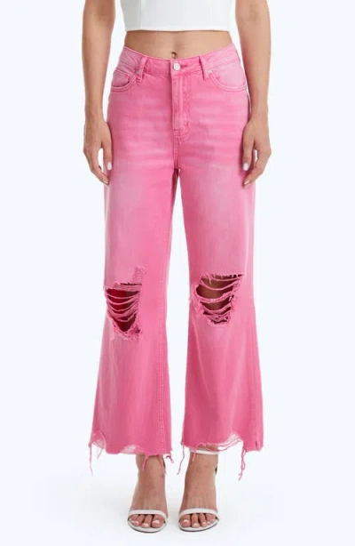 Bayeas High Waist Flare Jeans In Multi