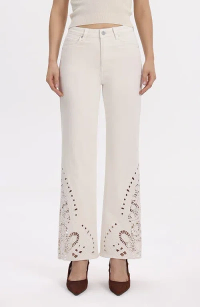Bayeas High Waist Flare Jeans In White