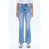 Bayeas High Waist Slit Flare Jeans