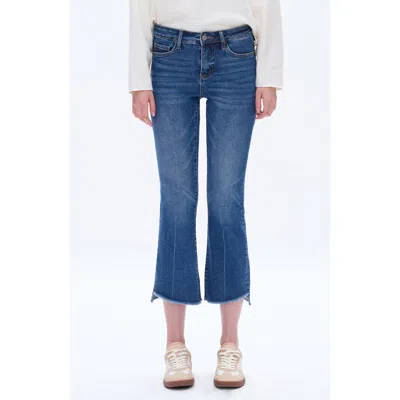 Bayeas High Waist Step Hem Ankle Jeans