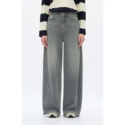 Bayeas High Waist Wide Leg Jeans In Brown