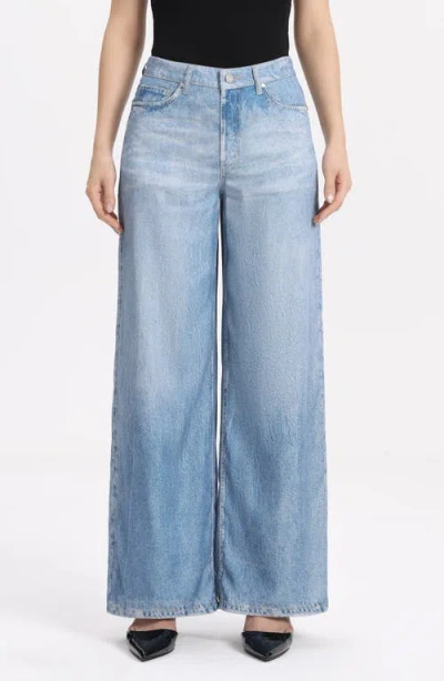 Bayeas High Waist Wide Leg Jeans In Blue