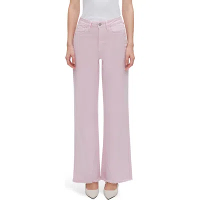 Bayeas High Waist Wide Leg Jeans In Pink