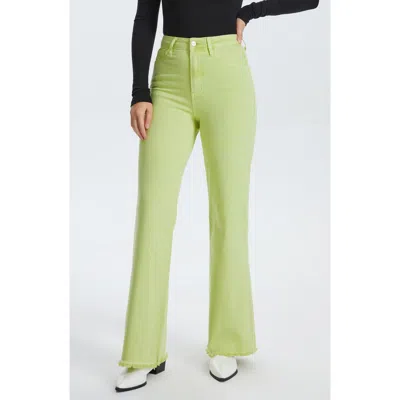 Bayeas High Waist Wide Leg Jeans In Green