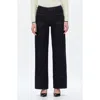Bayeas Katia Patch Pocket Wide Leg Jeans In Blue