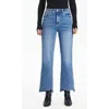 Bayeas Kristy High Waist Step Hem Ankle Straight Leg Jeans