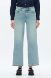 Bayeas Lisa Ankle Wide Leg Jeans In Animal Print