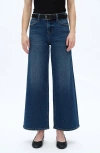 Bayeas Lisa Ankle Wide Leg Jeans In Blue