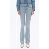 Bayeas Low Rise Bootcut Jeans In Blue
