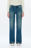 Bayeas Low Rise Wide Leg Jeans In Blue