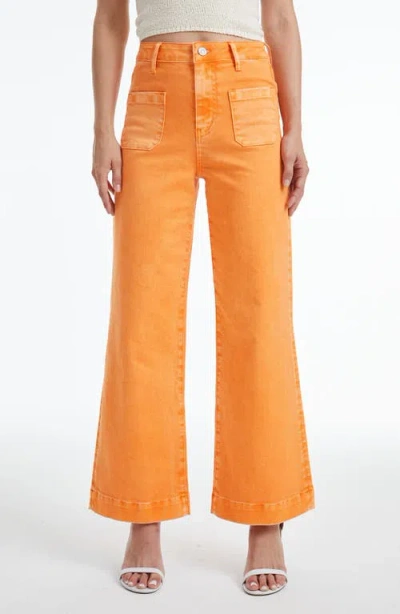 Bayeas Luna High Waist Wide Leg Jeans In Black