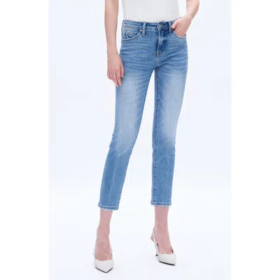 Bayeas Mid Rise Ankle Slim Jeans In Blue