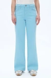 Bayeas Mid Rise Wide Leg Jeans In Blue