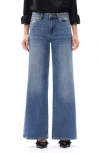 Bayeas Mid Rise Wide Leg Jeans In Blue